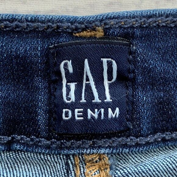 Gap Jeans sz 27 4 R Favorite Jegging Mid Rise Dark Wash Inseam 26.5" Women's - Picture 8 of 11